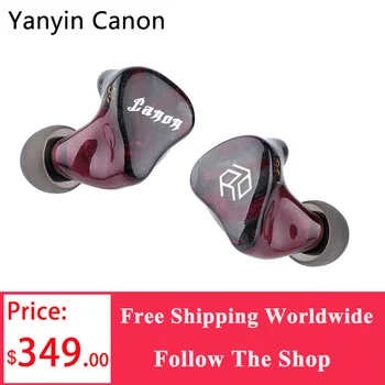 Yanyin Canon 4BA + 1 Динамический драйвер Гибридный 2pin 0,78 мм Hi-Fi Аудиофильские наушники-вкладыши IEMS с 3 переключателями