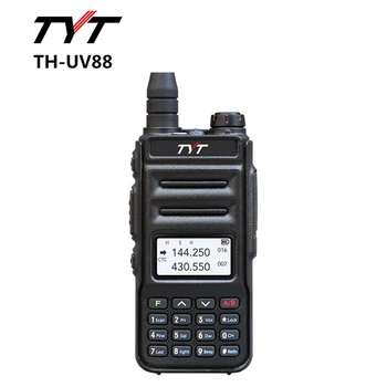 Портативные радиостанции TYT TH-UV88 VHF/UHF мощностью 5 Вт 1400 мАч, Двусторонняя радиосвязь Дальнего действия, Перезаряжаемая Портативная рация (любительская)