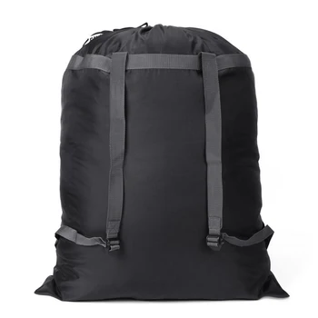 Большая сумка для белья, рюкзак для стирки из полиэстера для школы, кемпинга, школьного кемпинга, большая сумка для белья, газ