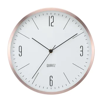 Европейские Роскошные Металлические Настенные часы в матовой Раме, Настенные часы Современного дизайна, Немой Декор для гостиной, Reloj De Pared