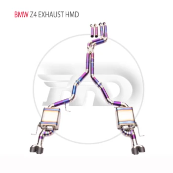 Выпускная труба Из титанового сплава HMD Подходит Для Глушителя BMW Z4 С Клапаном Автомобильные Аксессуары Автоматическая Модификация
