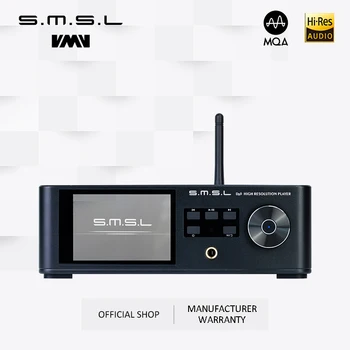 Высококачественный Сетевой музыкальный плеер SMSL DP5 ES9038PRO MQA 32 Бит/384 кГц DSD256 Bluetooth 4.0 С поддержкой Windows