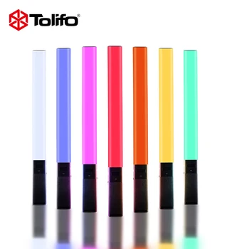 Tolifo ST-20 LED RGB Video Light Wand Ламповая Лампа Для Фотосъемки 3000 K-6000 K 20 Вт Студийная Фотоосвещающая Панель Для YouTube TikTok Vlog