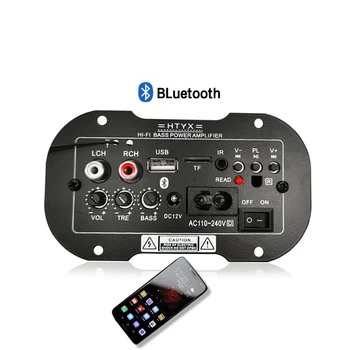 Новый 30 Вт 220 В Плата Усилителя Аудио Автомобильный Bluetooth Amplificador USB Dac FM-радио TF Плеер Сабвуфер DIY Усилители для Автомобиля Дома