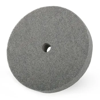 Полировальный круг из нейлонового волокна 1ШТ 6 Дюймов 150 мм Для Буферизации поверхности металла Шлифовальный Абразивный диск 320 Зернистости 9P