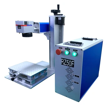 волоконно-лазерная маркировочная машина 30 Вт лазерная маркировочная машина для металла