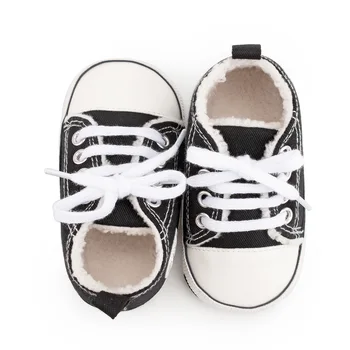 Парусиновая обувь с пятиконечной звездой для новорожденных, универсальные повседневные кроссовки для маленьких мальчиков и девочек, нескользящая обувь для малышей на мягкой подошве
