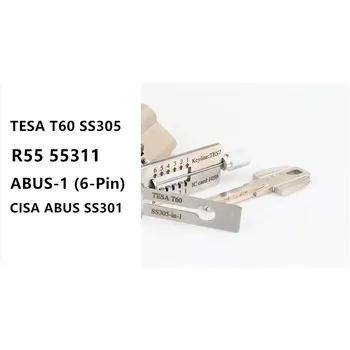 новое поступление гражданского инструмента 2в1 2 в 1 2-в-1 R55 SS311/TESA T60 SS305/ABUS-1 (6-контактный)/CISA ABUS SS301