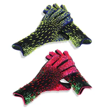 Перчатки вратаря, противоскользящие Перчатки Вратаря для девочек, футбольные перчатки для утолщения циркуляции воздуха, Детская футбольная перчатка с амортизирующей конструкцией