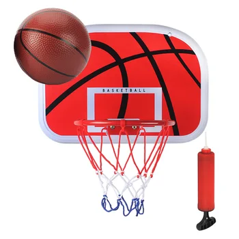 Регулируемая подставка для баскетбольного кольца Без перфорации, Подвесная рама для мяча, бытовая Спортивная игрушка для детей в помещении