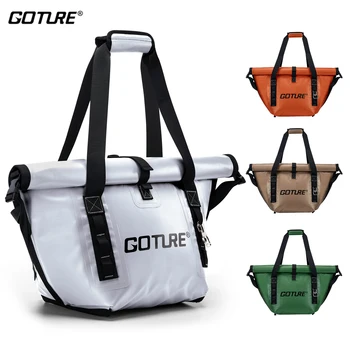 Goture, Портативная многофункциональная сумка для рыбалки из ПВХ Объемом 20 л, Изоляция, Свежая сумка-Мессенджер, сумка для льда, Контейнер для воды, Сумка для хранения Большой емкости