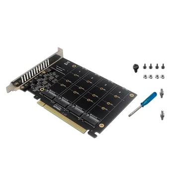 Поддержка 4-Дисковых карт расширения NVME RAID PCI-E X16 Dapter Card Array По протоколу M. 2 NVME SSD M.2 PCI-E Оборудование