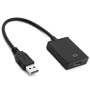 Кабель-конвертер, совместимый с USB 3.0 и HD Аудио-видеоадаптером для ПК с Windows 7/8/10