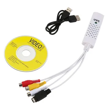 Портативный USB 2,0 Easycap Адаптер для карты захвата аудио-видео VHS на DVD Конвертер захвата видео для Win7/8/XP/Vista