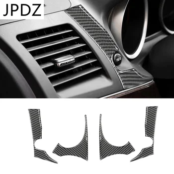Внутренняя Отделка автомобиля из углеродного волокна, Центральная панель управления, боковые декоративные наклейки Для Mitsubishi Lancer 2008-2013, автомобильный стайлинг