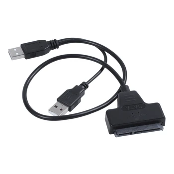 Кабель-адаптер USB2.0-SATA 48 см Для 2,5-дюймового внешнего SSD-жесткого диска