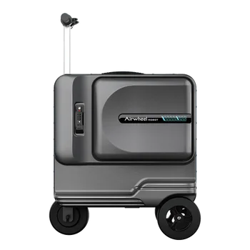 Допустимый размер салона самолета 2021 Умный чемодан для верховой езды с выходным интерфейсом USB Умный Багажный скутер