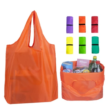 Портативная Многоразовая сумка для покупок 2023 Большой емкости, Водонепроницаемая Эко-сумка, Складывающаяся Для хранения, Удобные сумки для супермаркетов