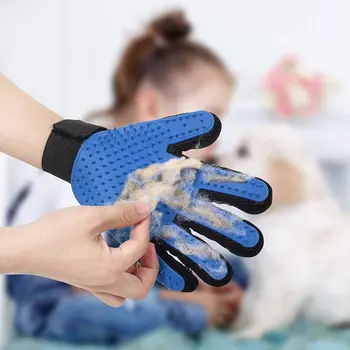 Перчатки для чистки кошек и собак, игрушка для кошек, перчатки для удаления волос, удобная щетка для удаления волос для собак