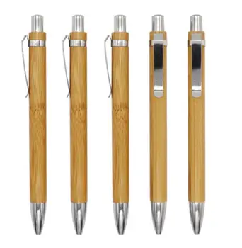 наборы шариковых ручек 200шт по индивидуальному заказу из бамбукового дерева для письма