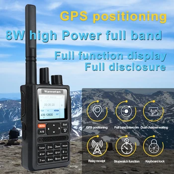 Портативная рация UV8F Transciver GPS Быстрая частота сканирования и сопряжения любительское радио любительская радиостанция