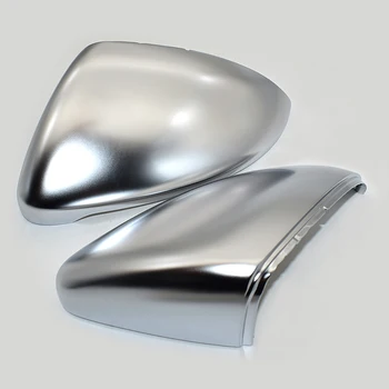 2 шт., чехол для бокового зеркала, Хромированная матовая крышка Зеркала Заднего вида, крышка корпуса для VW Golf 7 R Design