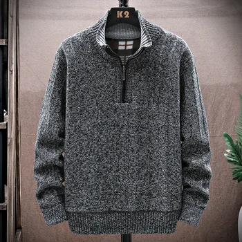 Осенне-зимний мужской свитер 2023, модный вязаный пуловер, мужской качественный свитер, корейская повседневная куртка, мужской свитер 8919