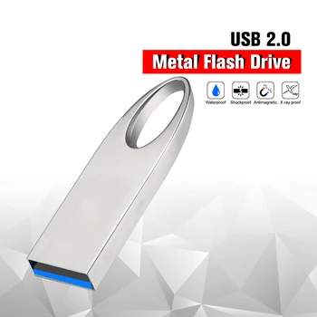 Мини USBфлэш-накопитель Супер крошечный 128 ГБ 64 ГБ 32 ГБ Флеш-накопитель usb 2.0 Флешка Memory Stick Водонепроницаемый флэш-диск Подарок