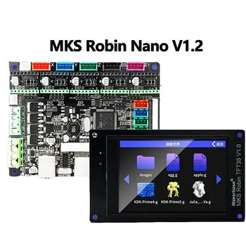 Плата управления 3D-принтером STM32 MKS Robin Nano Board V1.2/V3.1 Материнская плата (поддержка Marlin2.0) Поддержка 3,5-дюймового сенсорного экрана