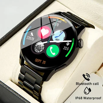 2023 Новые 390*390 Смарт-часы с Bluetooth-Вызовом, Мужские AMOLED HD Pixel, Спортивные Фитнес-Трекеры, Водонепроницаемые Мужские Женские Смарт-Часы, Горячая Распродажа