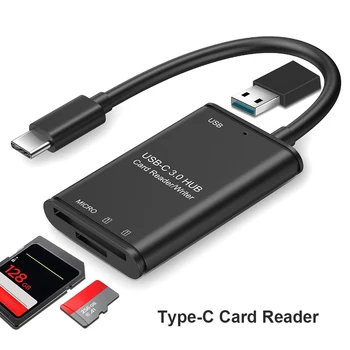 USB C КОНЦЕНТРАТОР Устройство чтения карт памяти USB 3.1 Type C Мультиразветвитель OTG адаптер TF SD Устройство чтения карт памяти для Samsung Lenovo Xiaomi Macbook Pro