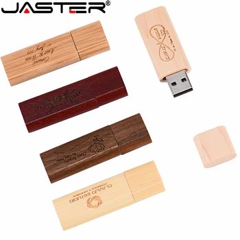 JASTER usb stick оптовая цена деревянный 8GB usb 2.0 флэш-накопитель pen drive диск с индивидуальным логотипом для печати