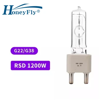 HoneyFly RSD 1200 Вт Металлогалогенная лампа G38 G22 230 В Морская Металлическая Диспрозиевая Лампа Капсула Прозрачная Замена для HSR MSR 1200 Вт
