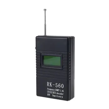Портативный Ручной частотомер RK560 50 МГц-2,4 ГГц с антенной для DCS CTCSS Walkie Talkie Radio