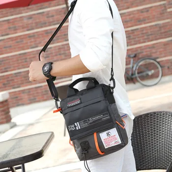 Мужская переносная косая сумка на плечо для отдыха BaoHu Наружная водонепроницаемая тканевая сумка для перемещения