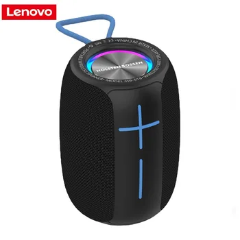 Lenovo Mini Новая беспроводная колонка Портативный динамик объемного звучания с стереофоническими басами Bluetooth Подходит для домашнего кинотеатра на открытом воздухе
