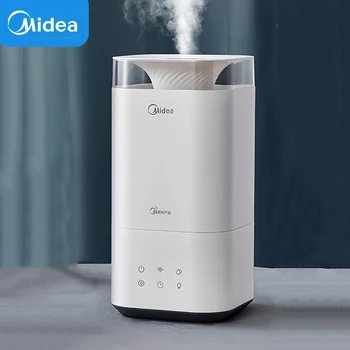 Midea Smart Control Увлажнитель воздуха Емкостью 4 Л, WiFi Арома-диффузор с прохладным туманом для спальни, Очиститель домашних растений Humificador