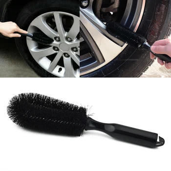 Инструмент для чистки автомобильных колес, Щетка для мытья шин, Очиститель шин из сплава с мягкой щетиной, Воздуховыпуск для приборной панели, щетки для чистки колес