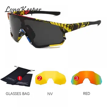 Поляризованные Mtb Солнцезащитные очки Мужские Негабаритные Спортивные Солнцезащитные очки Мужские Очки Для занятий спортом На открытом воздухе Очки Для Рыбалки Очки Для вождения