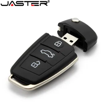 JASTER Пластиковый Брелок USB Флэш-Накопитель 64 ГБ Черные Флешки 32 ГБ Пластиковая Карта памяти 16 ГБ Объем Продаж U-Диск 8 ГБ 4 ГБ 128 ГБ