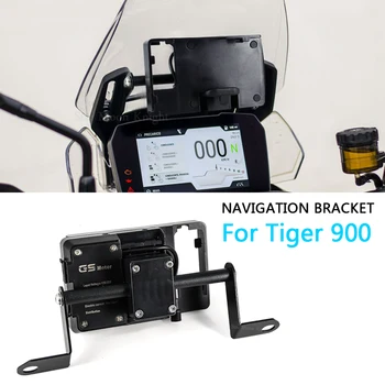 Мотоцикл Мобильный Телефон USB Навигационный Кронштейн Мобильный Телефон GPS Пластина Кронштейн Для Tiger 900 GT Rally PRO Для Tiger900 2020 2021